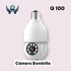 Cámara Tipo Bombilla Wi-Fi – Seguridad Oculta